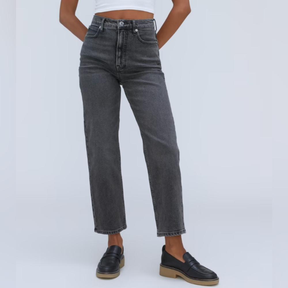 Everlane Way High Straight Jeans